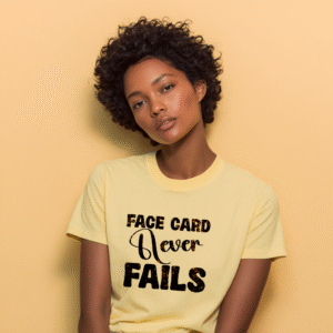 Unisex Jersey Tee - Face Card Never Fails